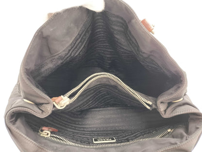 PRADA Tessuto Nylon Tote Bag with White Rust Repair