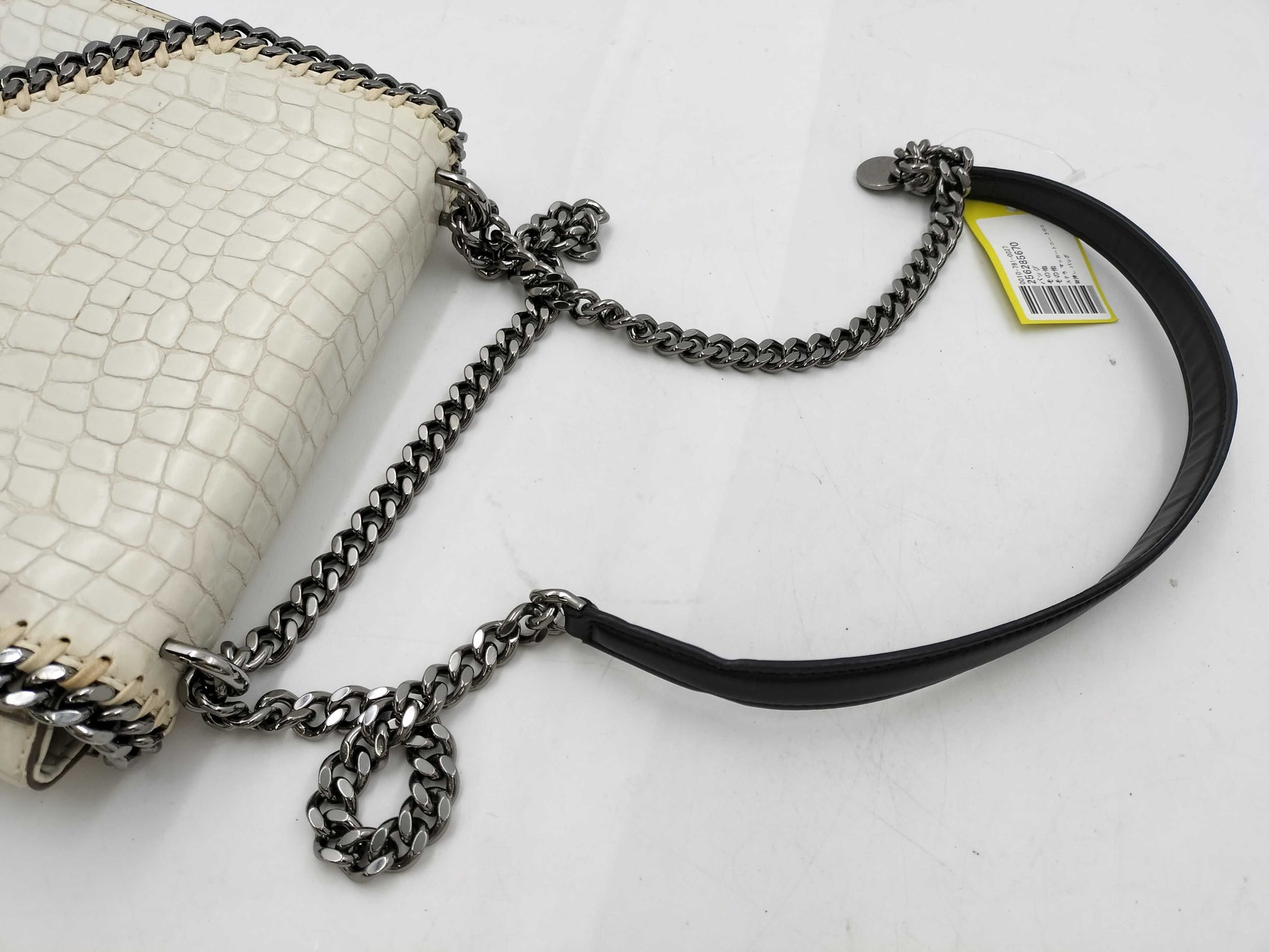 Stella McCartney Crocodile Embossed Shoulder Bag