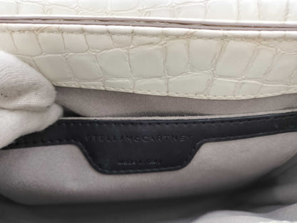 Stella McCartney Crocodile Embossed Shoulder Bag