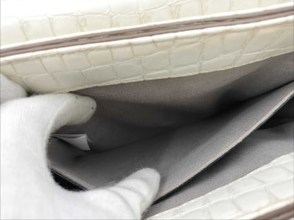 Stella McCartney Crocodile Embossed Shoulder Bag