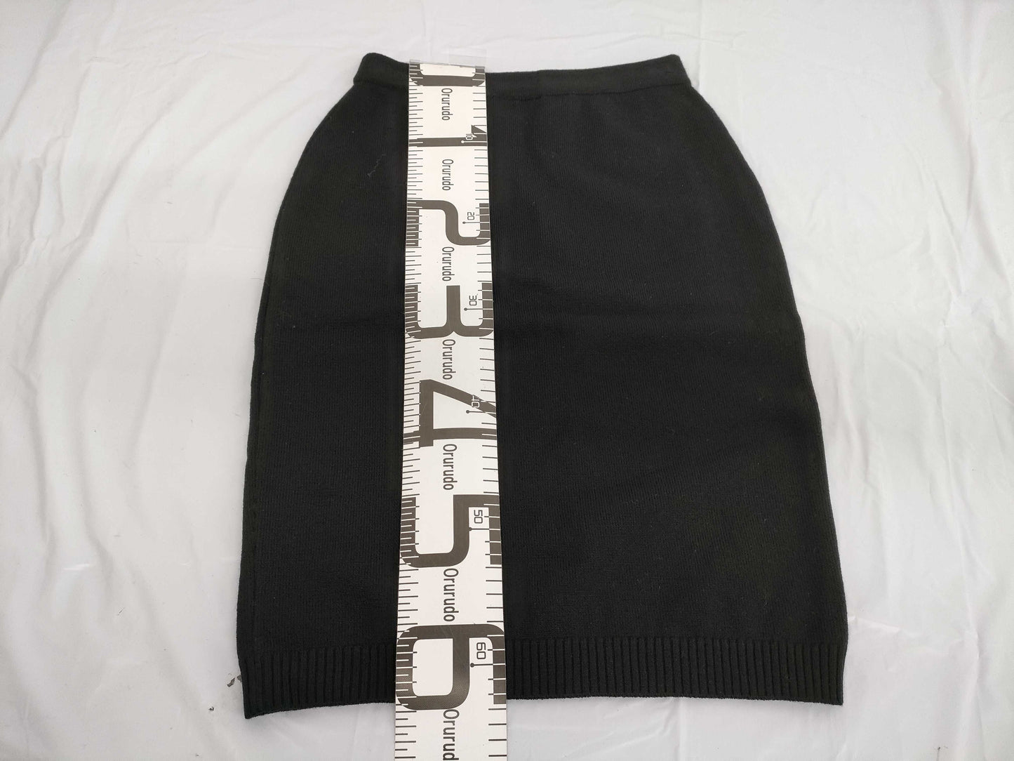 FENDI Knit Skirt Black Excellent Condition Skirt