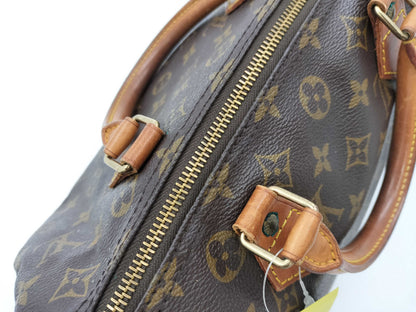 LOUIS VUITTON Monogram Speedy 30 Boston Bag