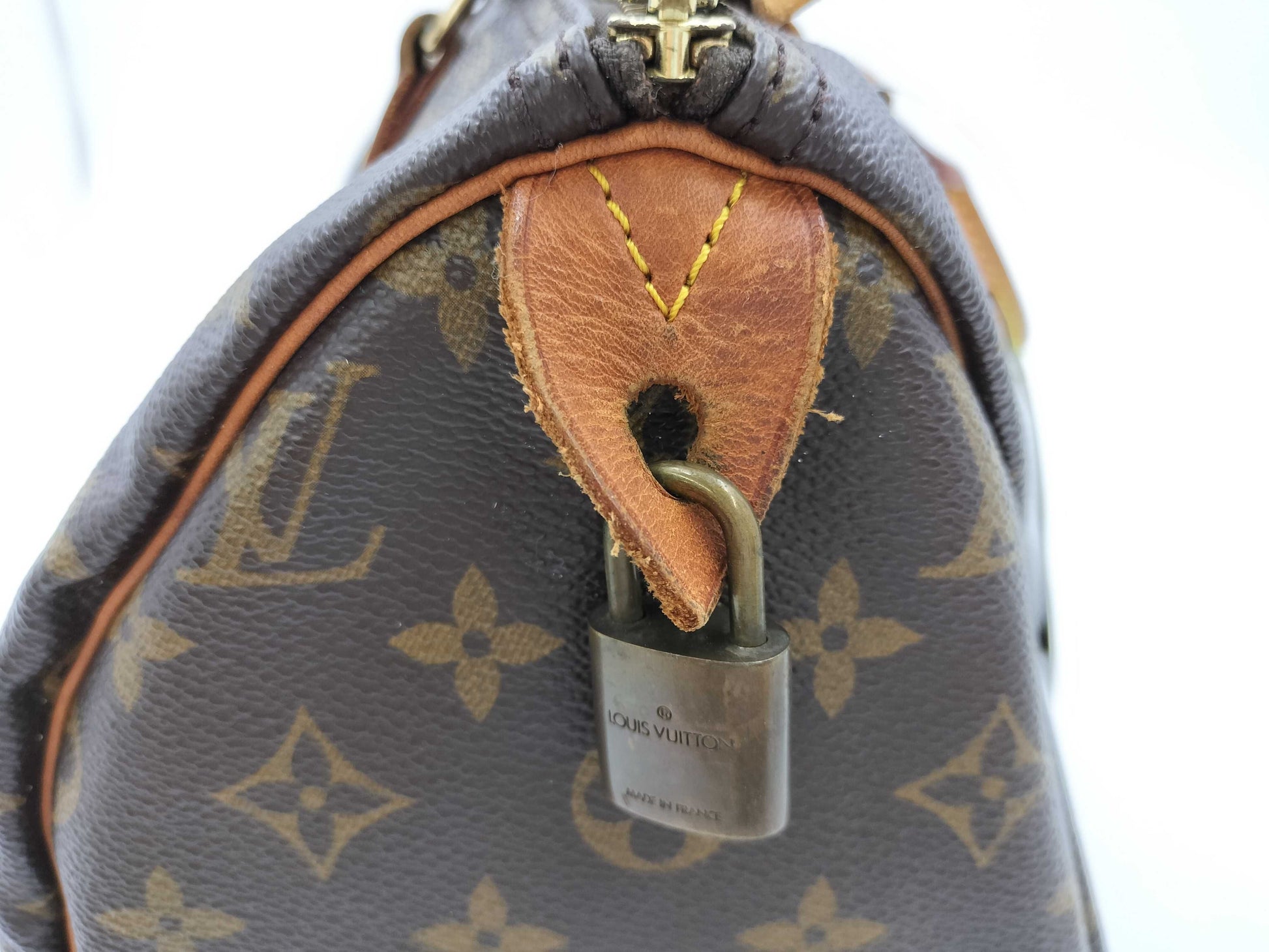LOUIS VUITTON Monogram Speedy 30 Boston Bag