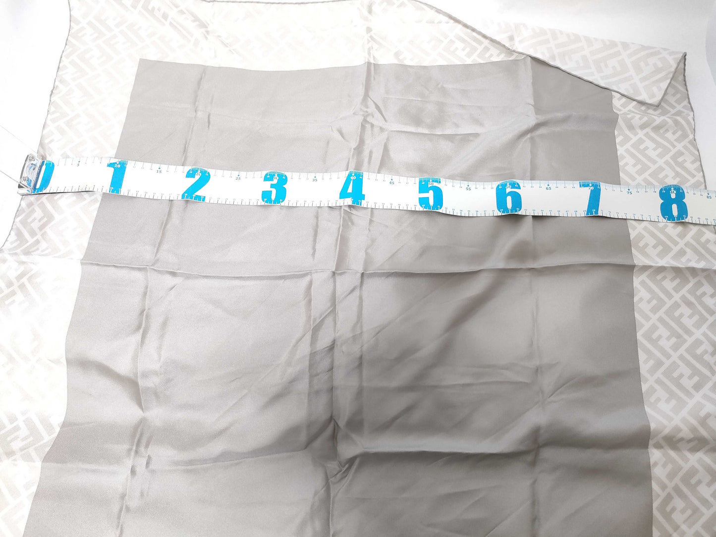 FENDI Zucca Gray Scarf