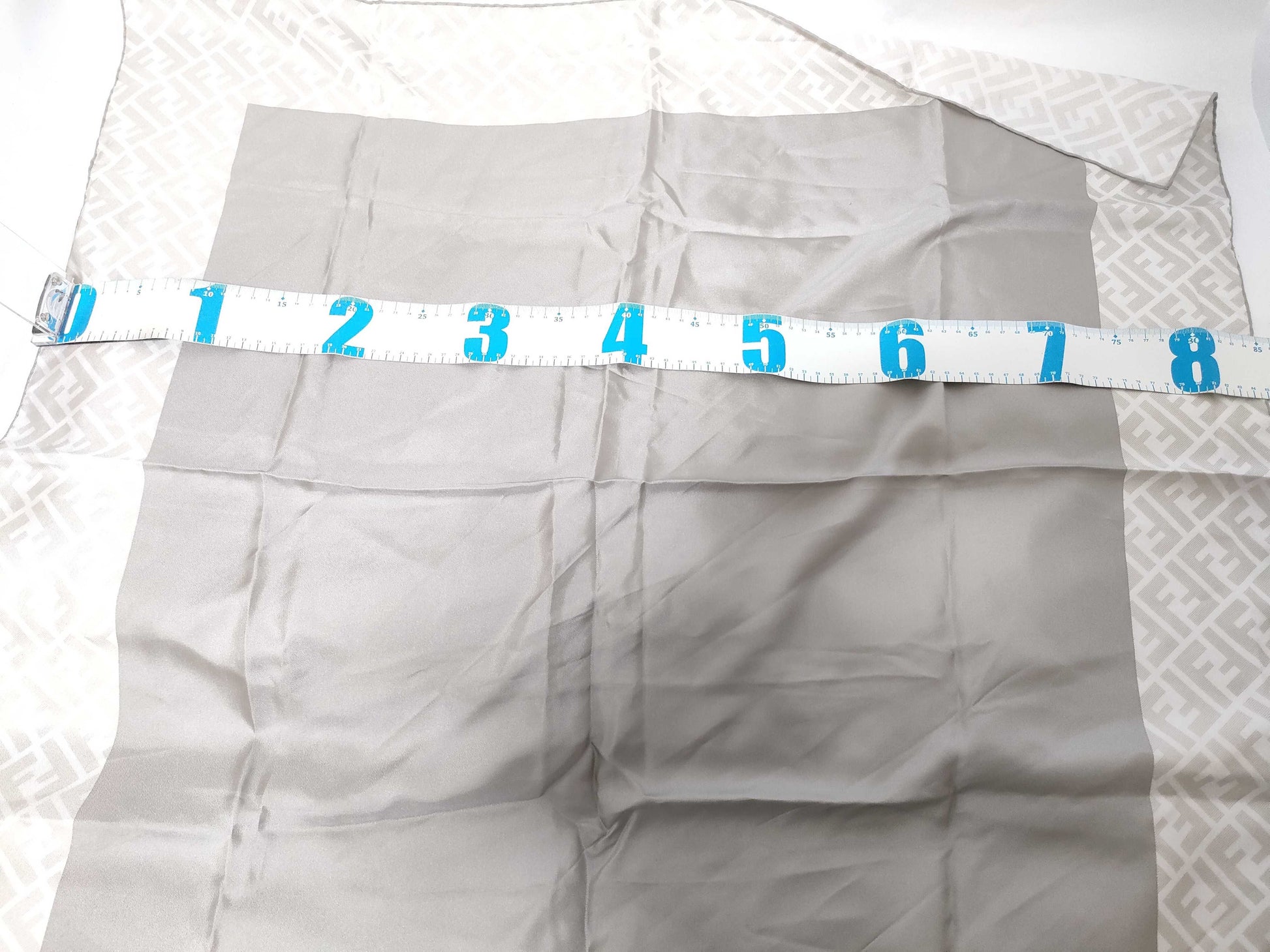 FENDI Zucca Gray Scarf