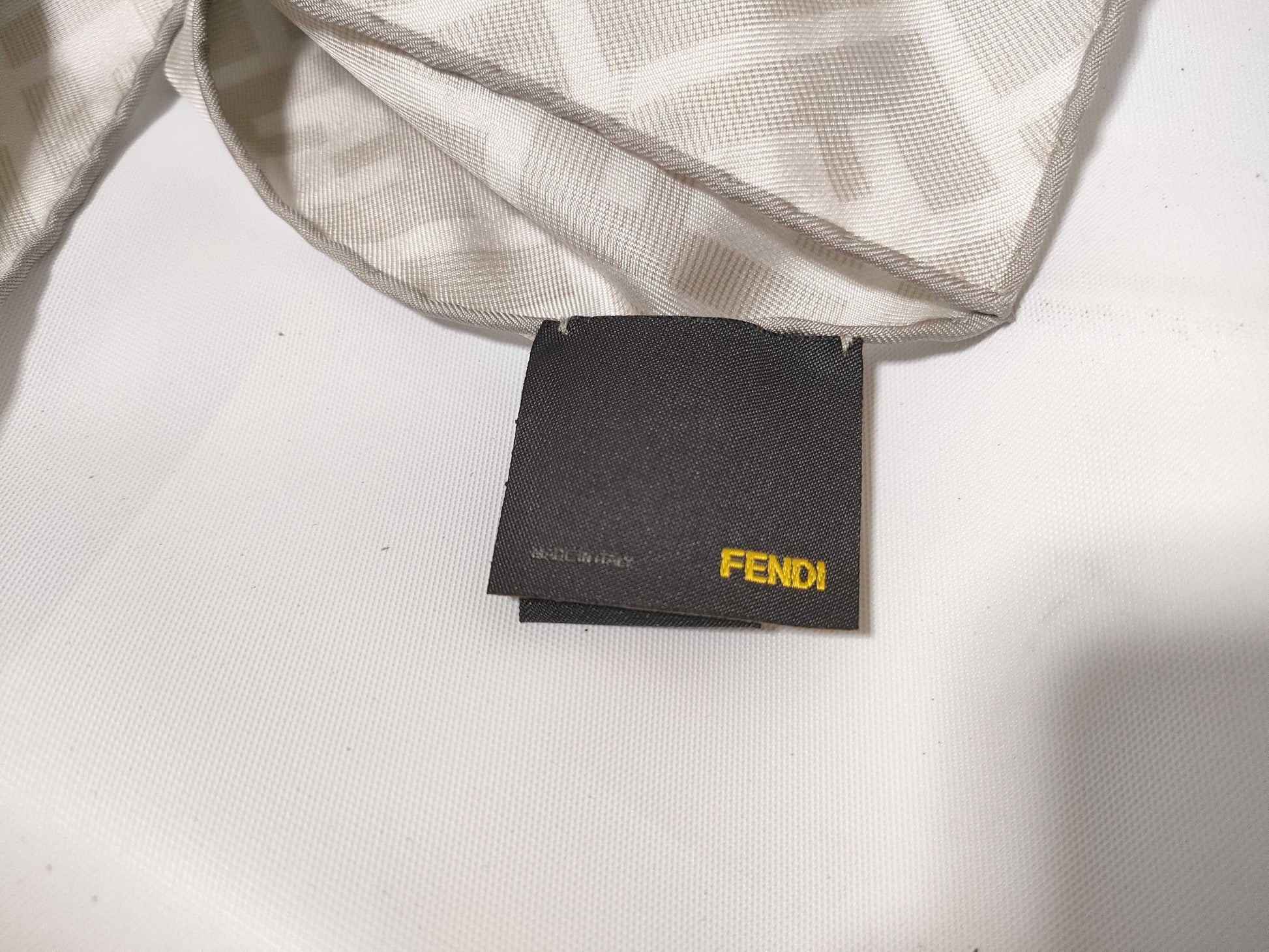FENDI Zucca Gray Scarf