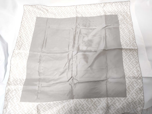 FENDI Zucca Gray Scarf