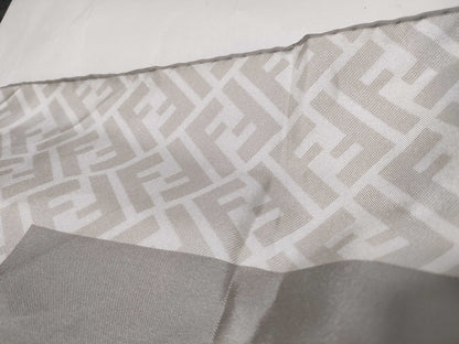 FENDI Zucca Gray Scarf