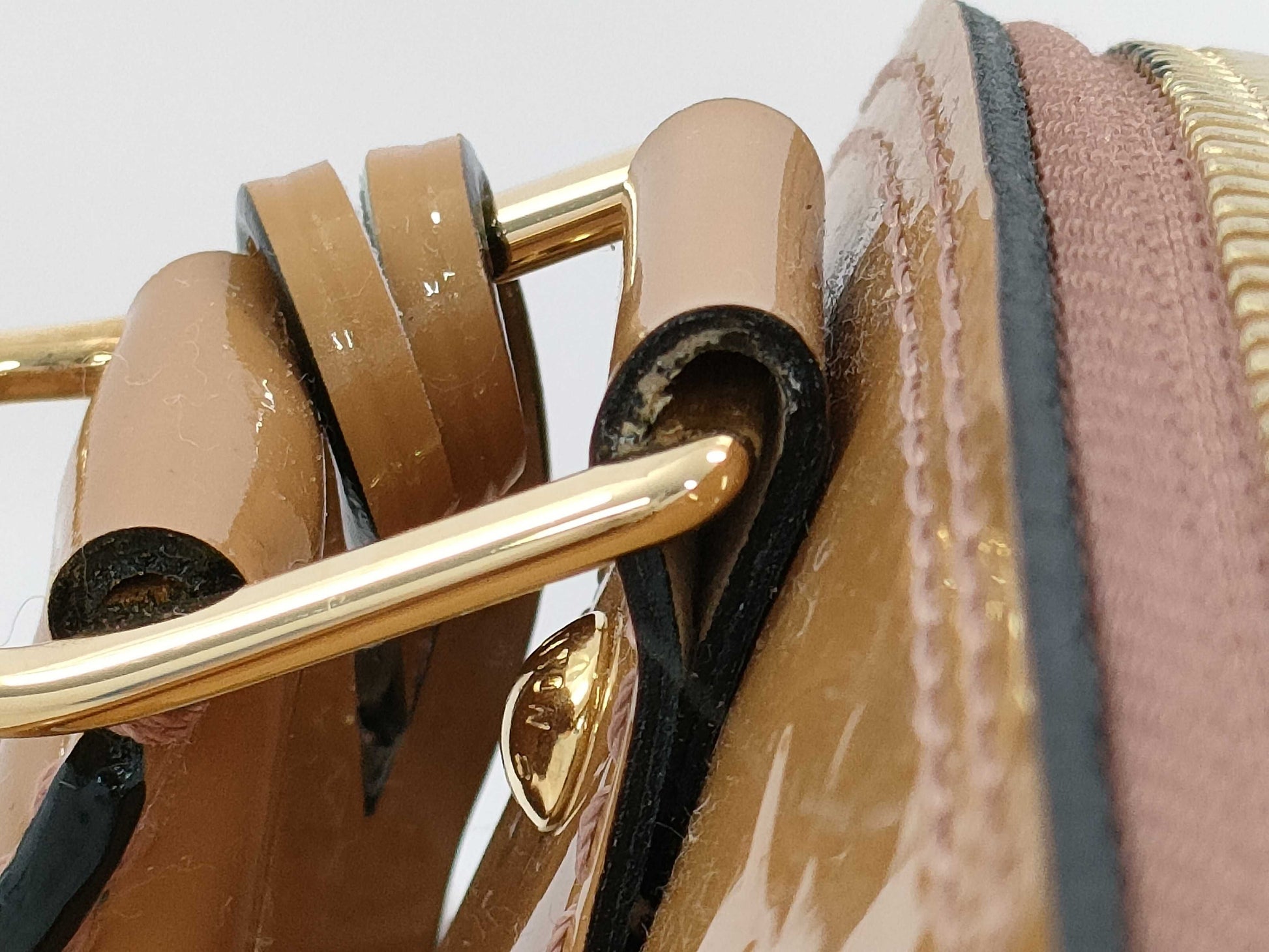 LOUIS VUITTON Vernis Alma BB 2-way handbag