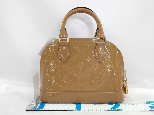 LOUIS VUITTON Vernis Alma BB 2-way handbag