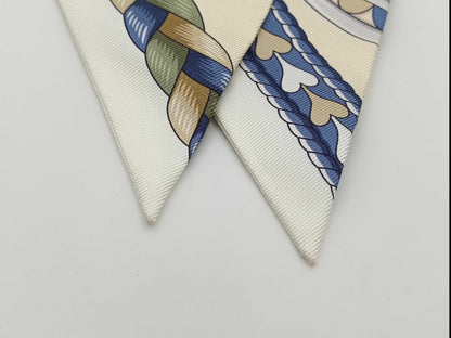 HERMES Twilly Arne de Coeur HARNAIS DE COEUR Blue Other Accessories