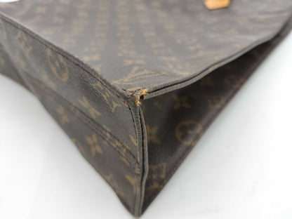 LOUIS VUITTON Monogram Sac Plat Tote Bag