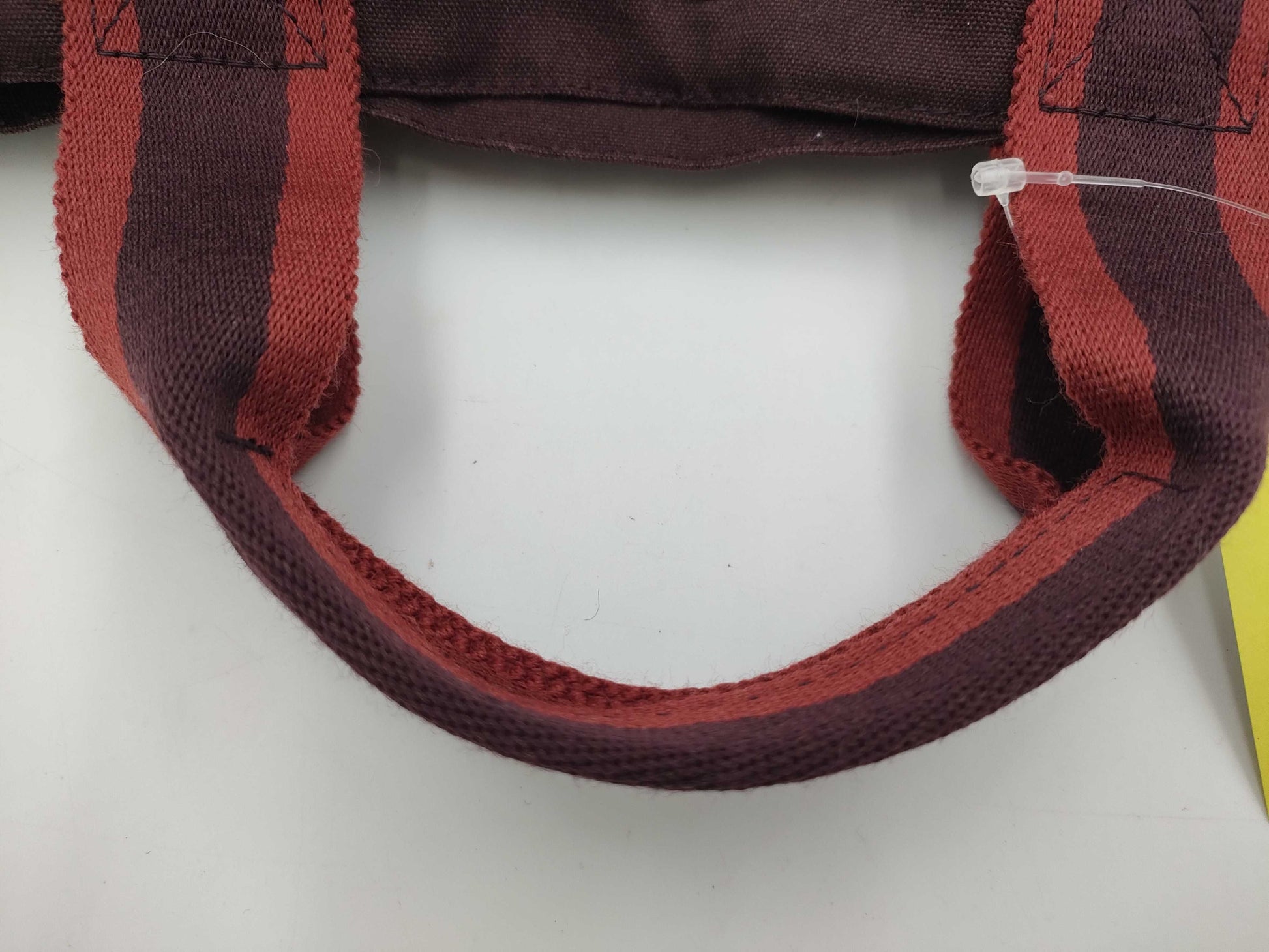 HERMES Foul Tote MM Tote Bag Red x Brown Tote Bag