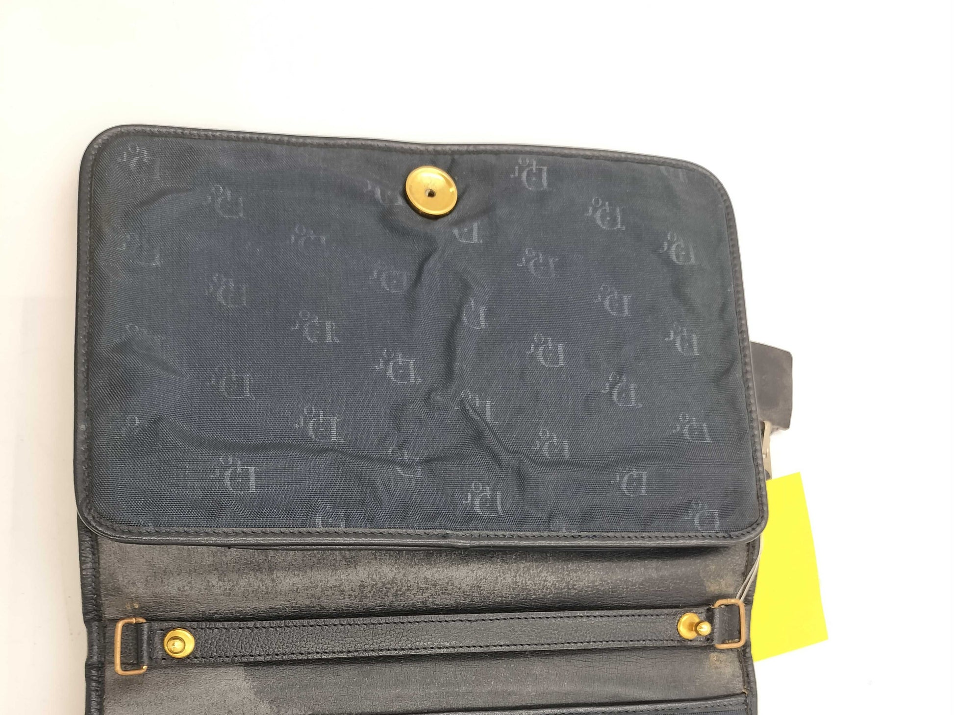 Dior Trotter Boston Brown Canvas Bag 