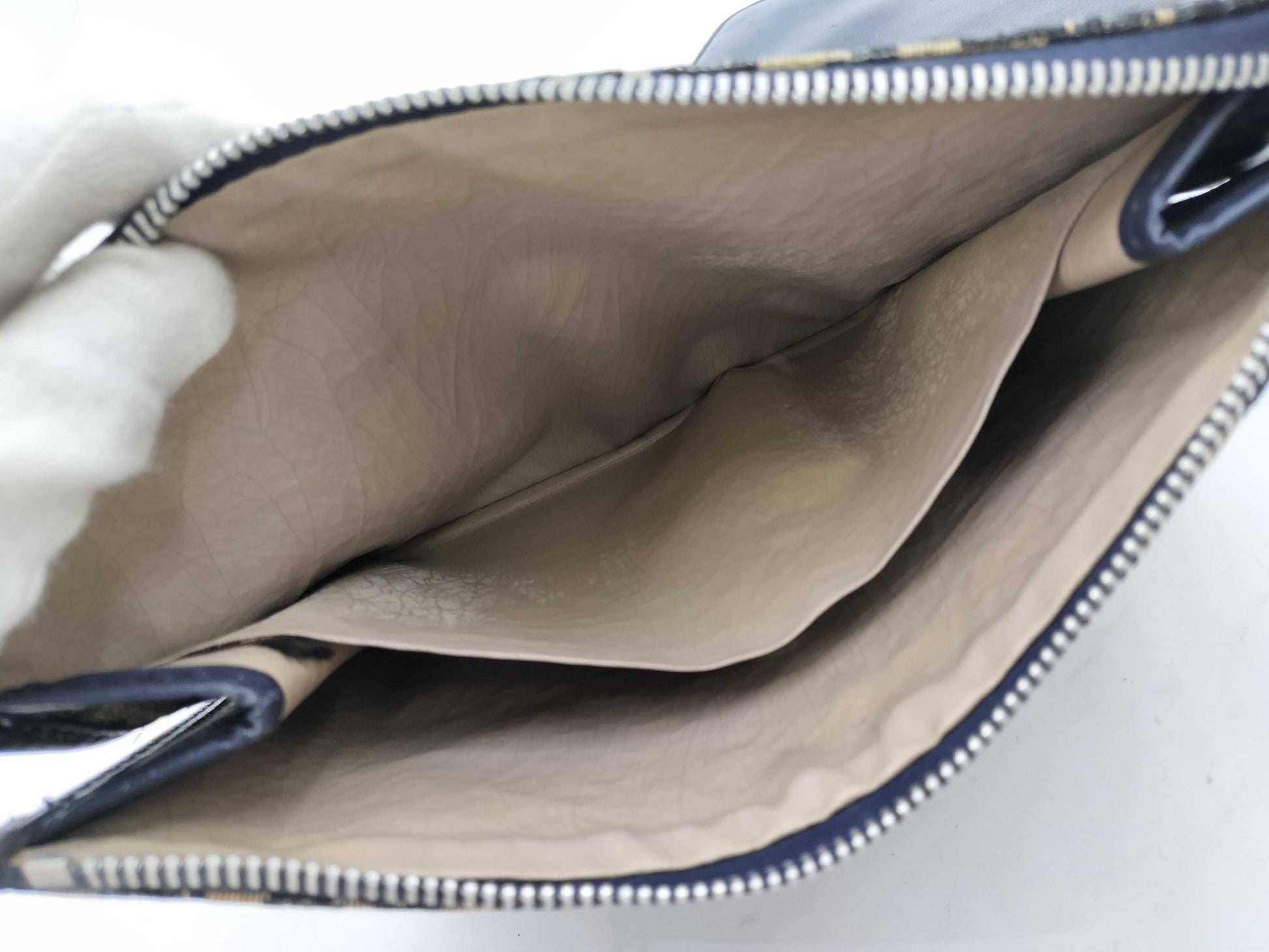 Dior Trotter Boston Brown Canvas Bag 