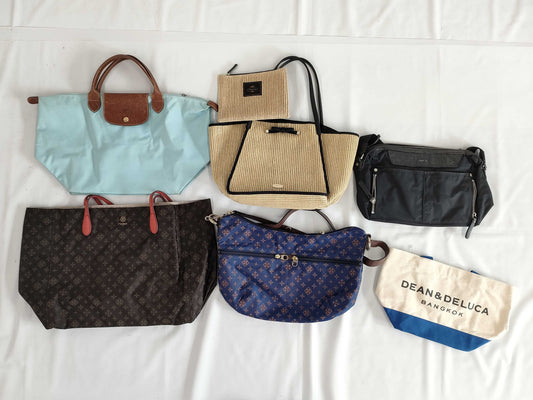 LONG CHAMP Russet / Agnes b. / TOCCA / DEAN & DELUCA bag set