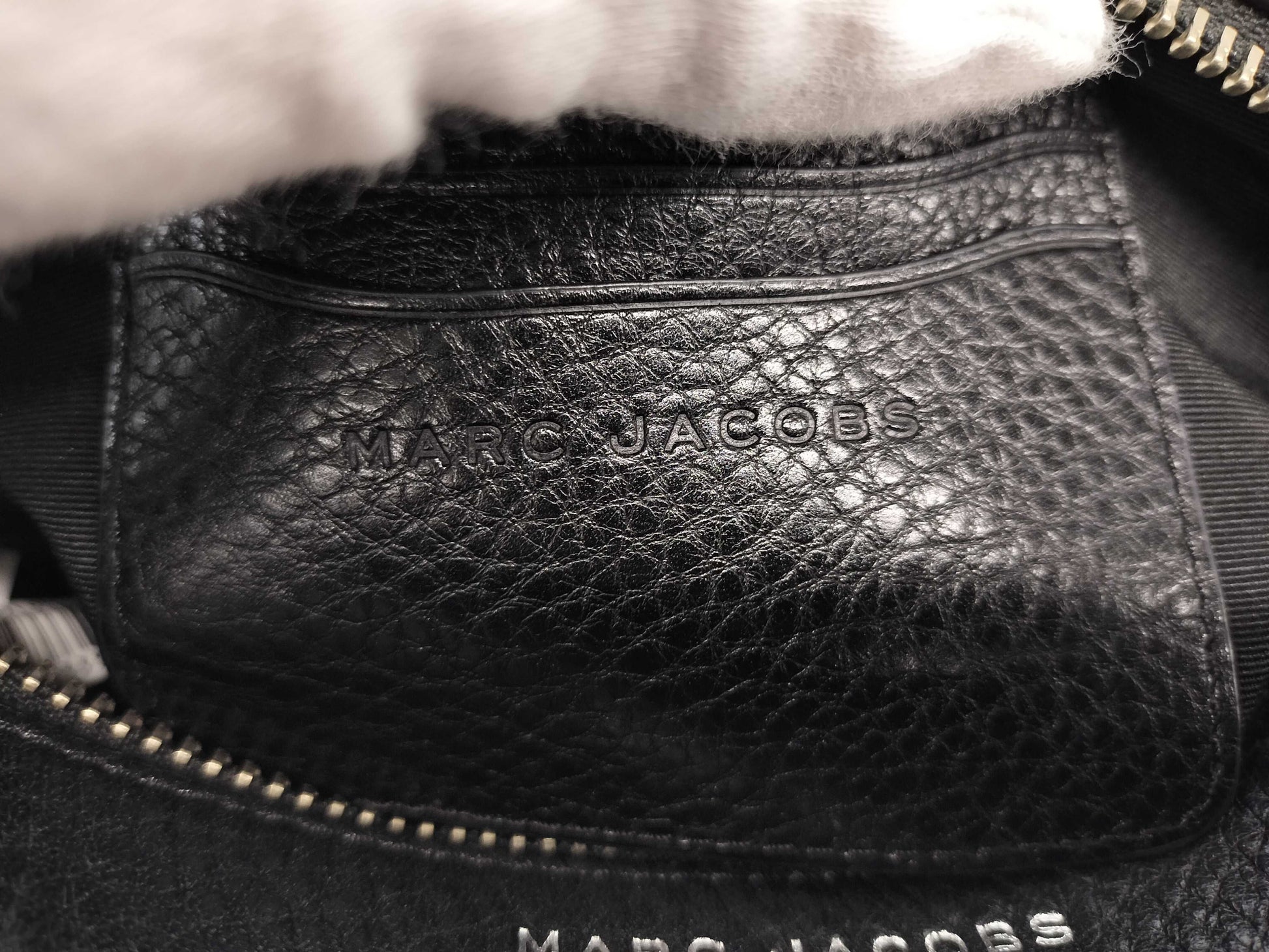 MARC JACOBS Shoulder Bag Leather Black Shoulder Bag
