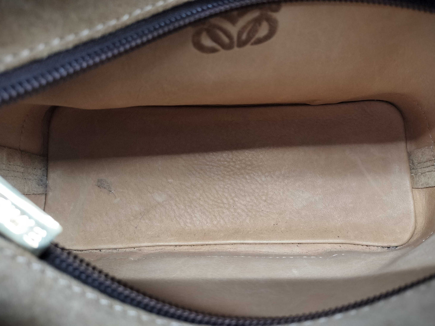 LOEWE Anagram Suede/Leather Handbag