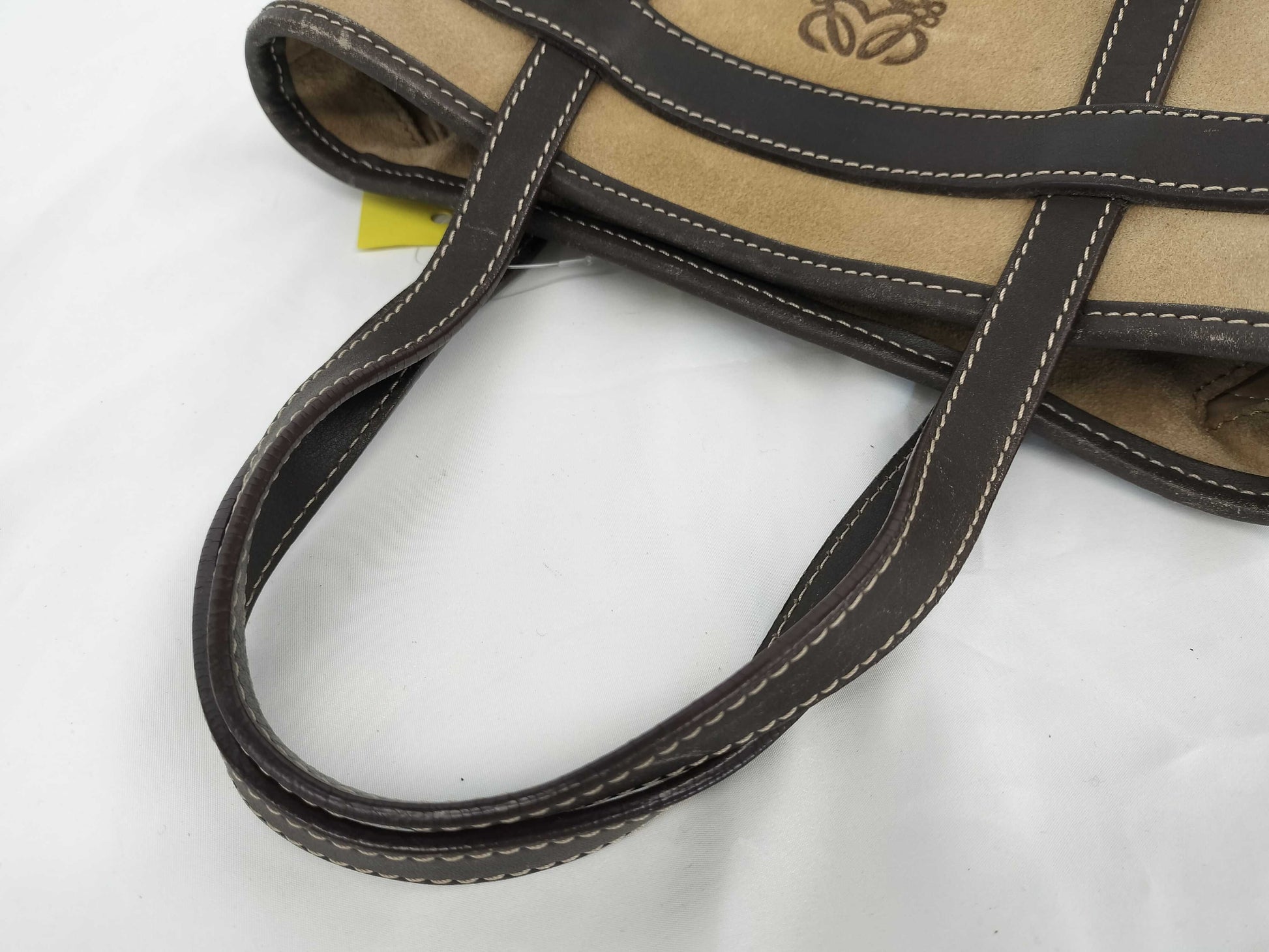 LOEWE Anagram Suede/Leather Handbag