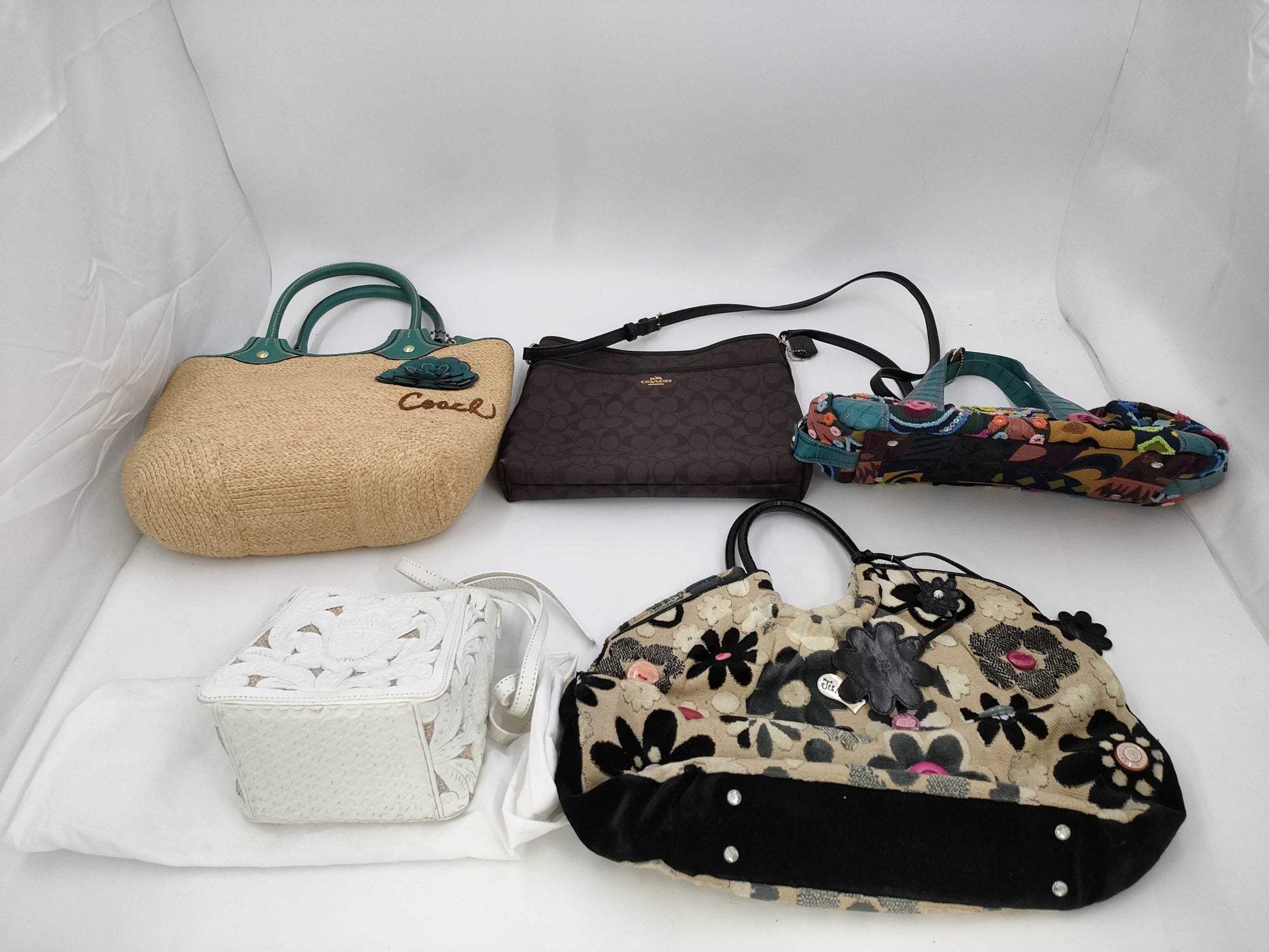 COACH Signature Coach/ThinkB/Carving Tribes Bag *5-Piece Set Bag