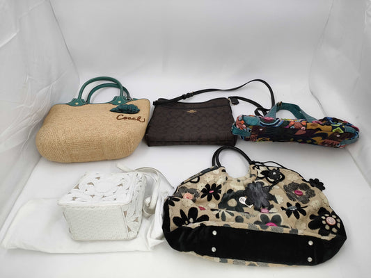 COACH Signature Coach/ThinkB/Carving Tribes Bag *5-Piece Set Bag