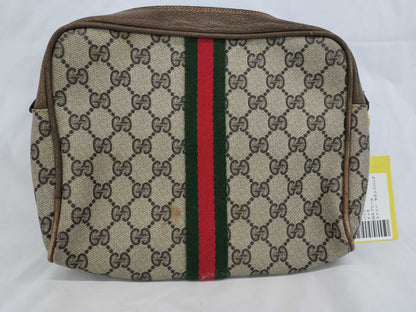 GUCCI GG Supreme Sherry Second Bag Pouch