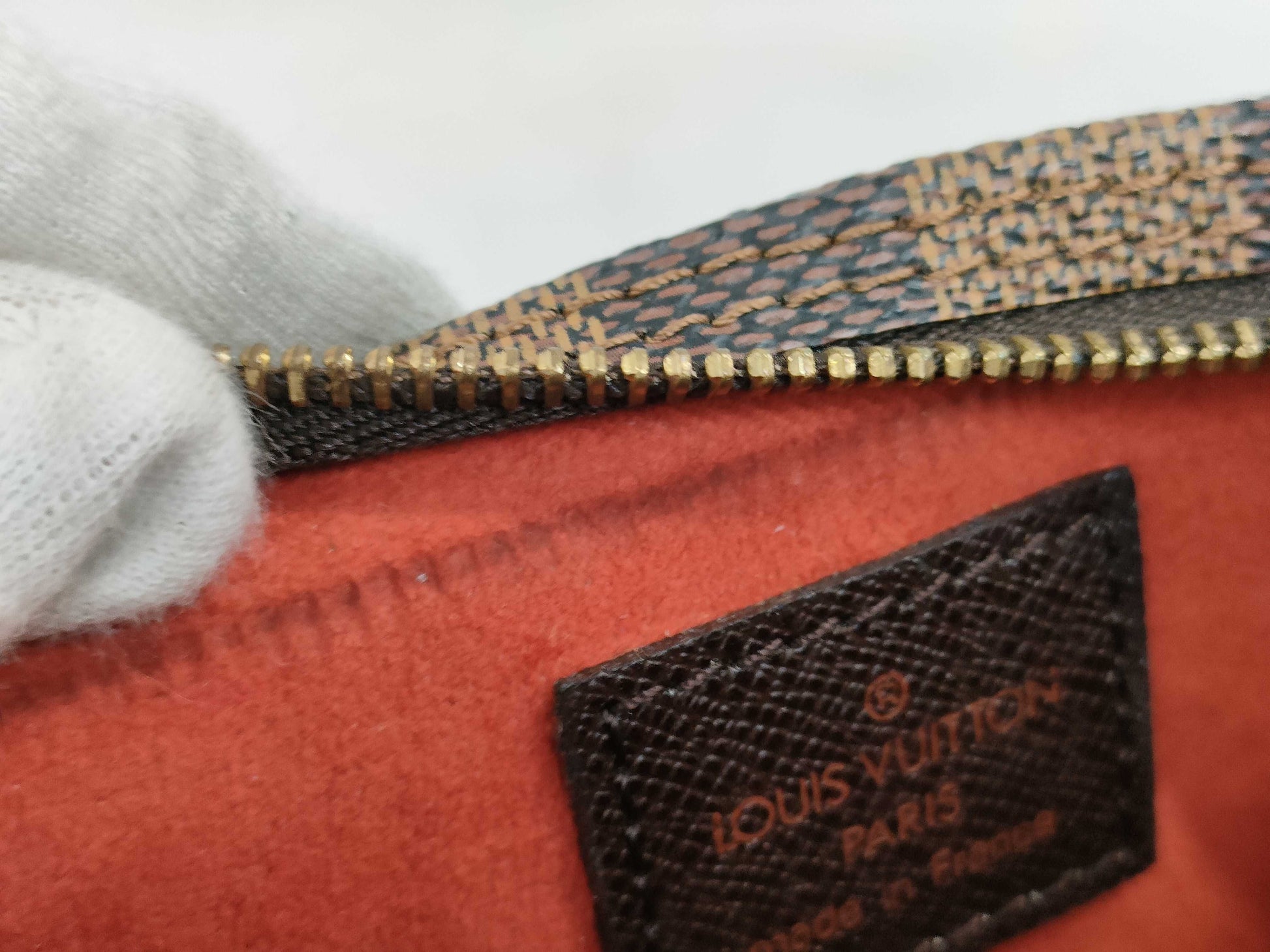 LOUIS VUITTON Damier Bucket Pouch Only