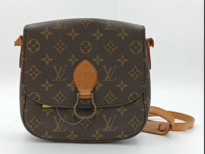 LOUIS VUITTON LP1900 Monogram Shoulder Bag, Monogram Saint-Cloud MM M51243, Made in 1990, with a torn strap.