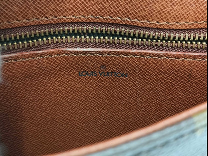 LOUIS VUITTON LP1900 Monogram Shoulder Bag, Monogram Saint-Cloud MM M51243, Made in 1990, with a torn strap.