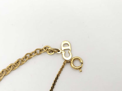 Dior Necklace Logo CD Gold Necklace