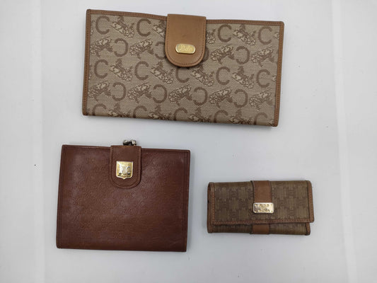 CELINE Macadam pattern / Wallet *2, Key case *1, Wallet