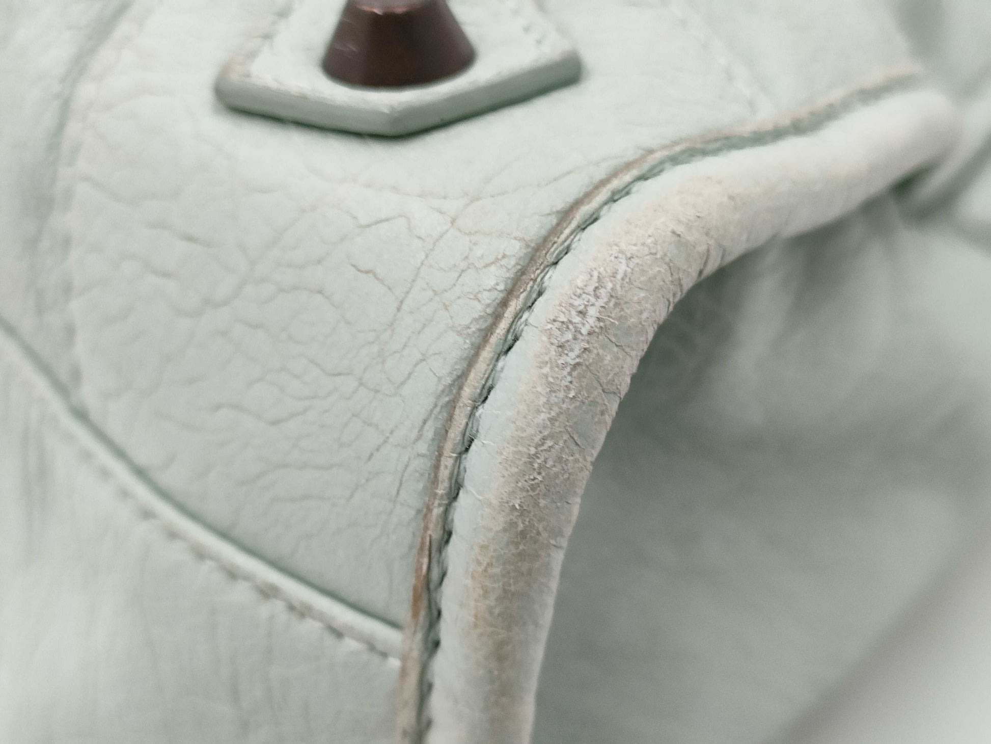 BALENCIAGA The Giant City 115748 Leather 2-Way Handbag