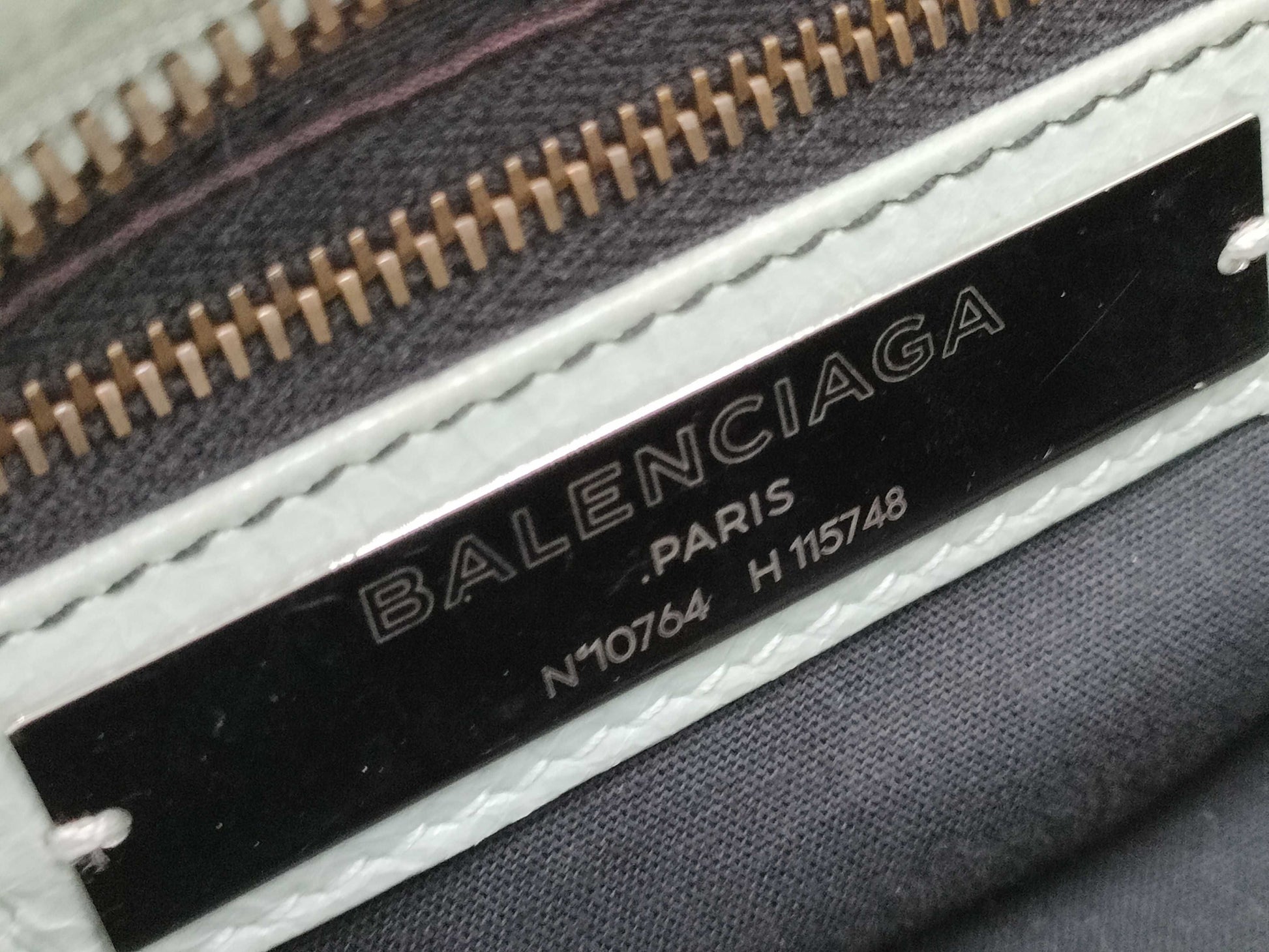 BALENCIAGA The Giant City 115748 Leather 2-Way Handbag