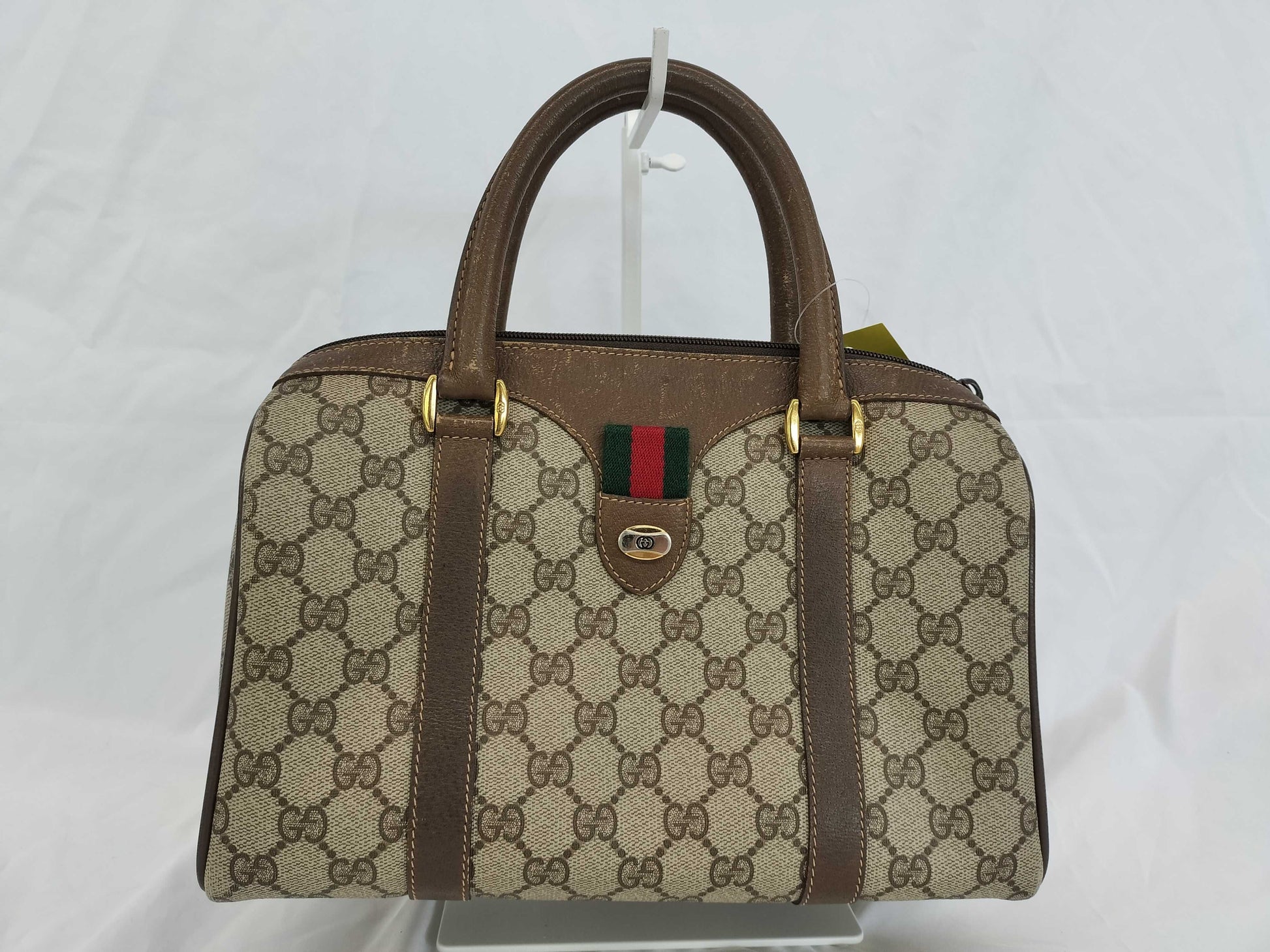 GUCCI GG Supreme Shelly Old Handbag