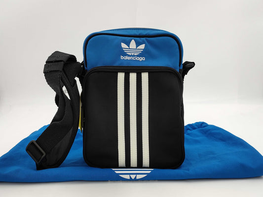 BALENCIAGA Adidas collaboration nylon shoulder bag