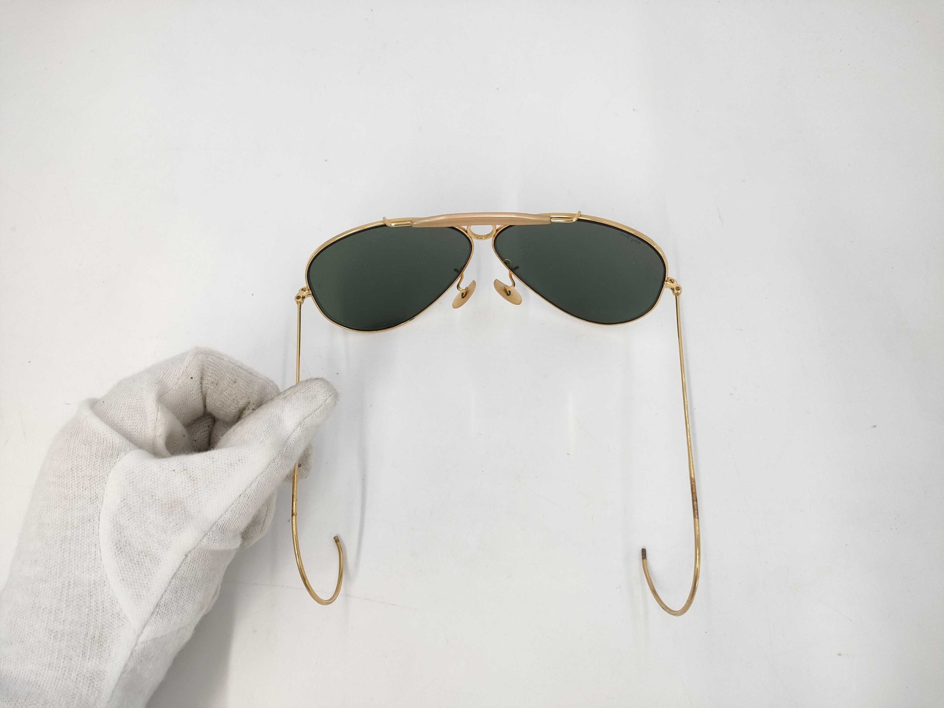  RayBan USA Aviator Teardrop Sunglasses by Bausch & Lomb