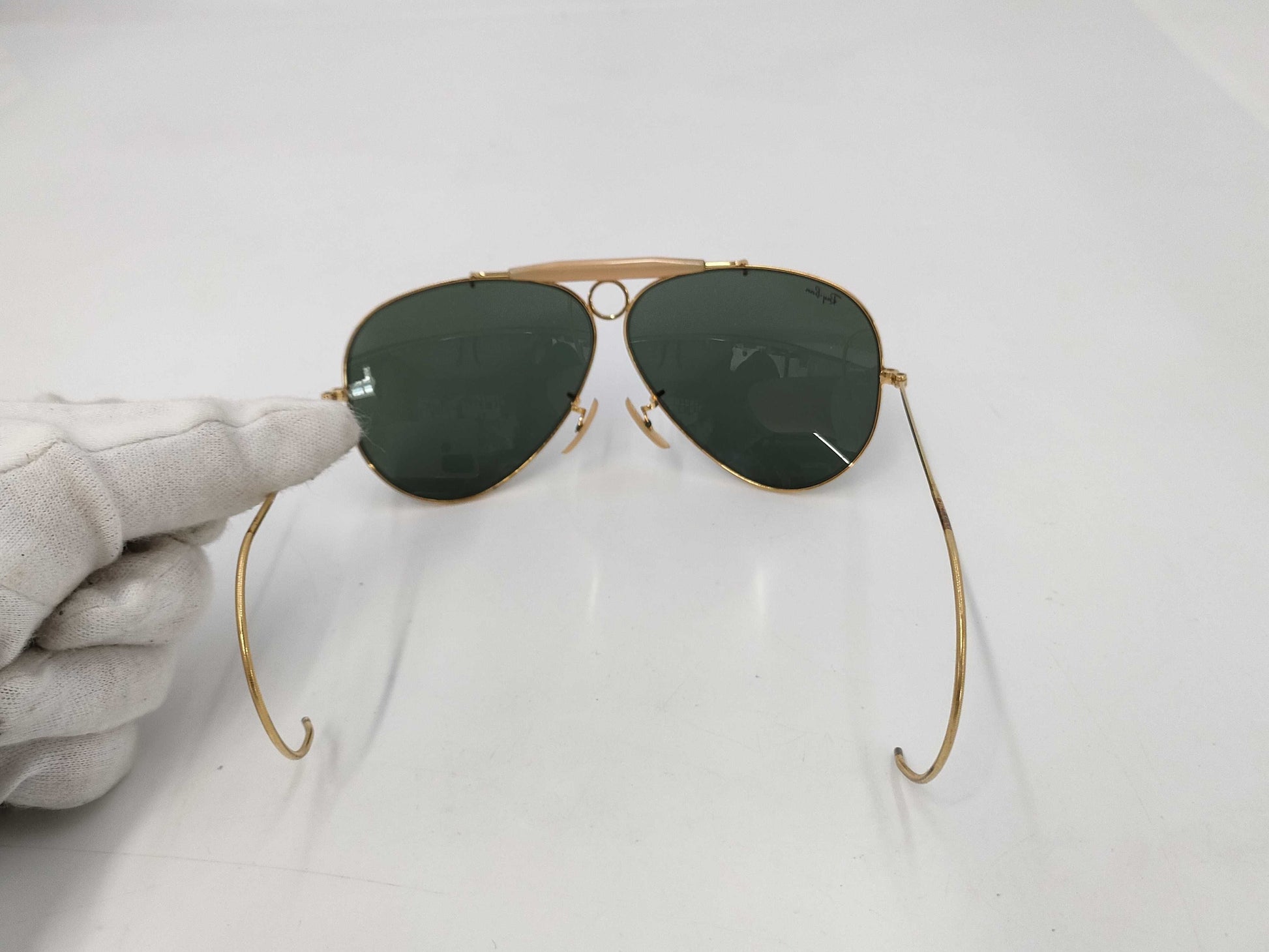  RayBan USA Aviator Teardrop Sunglasses by Bausch & Lomb