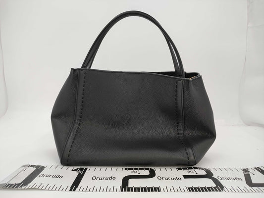 Valentino Garavani / 3-way / Leather handbag / GD logo / Black handbag