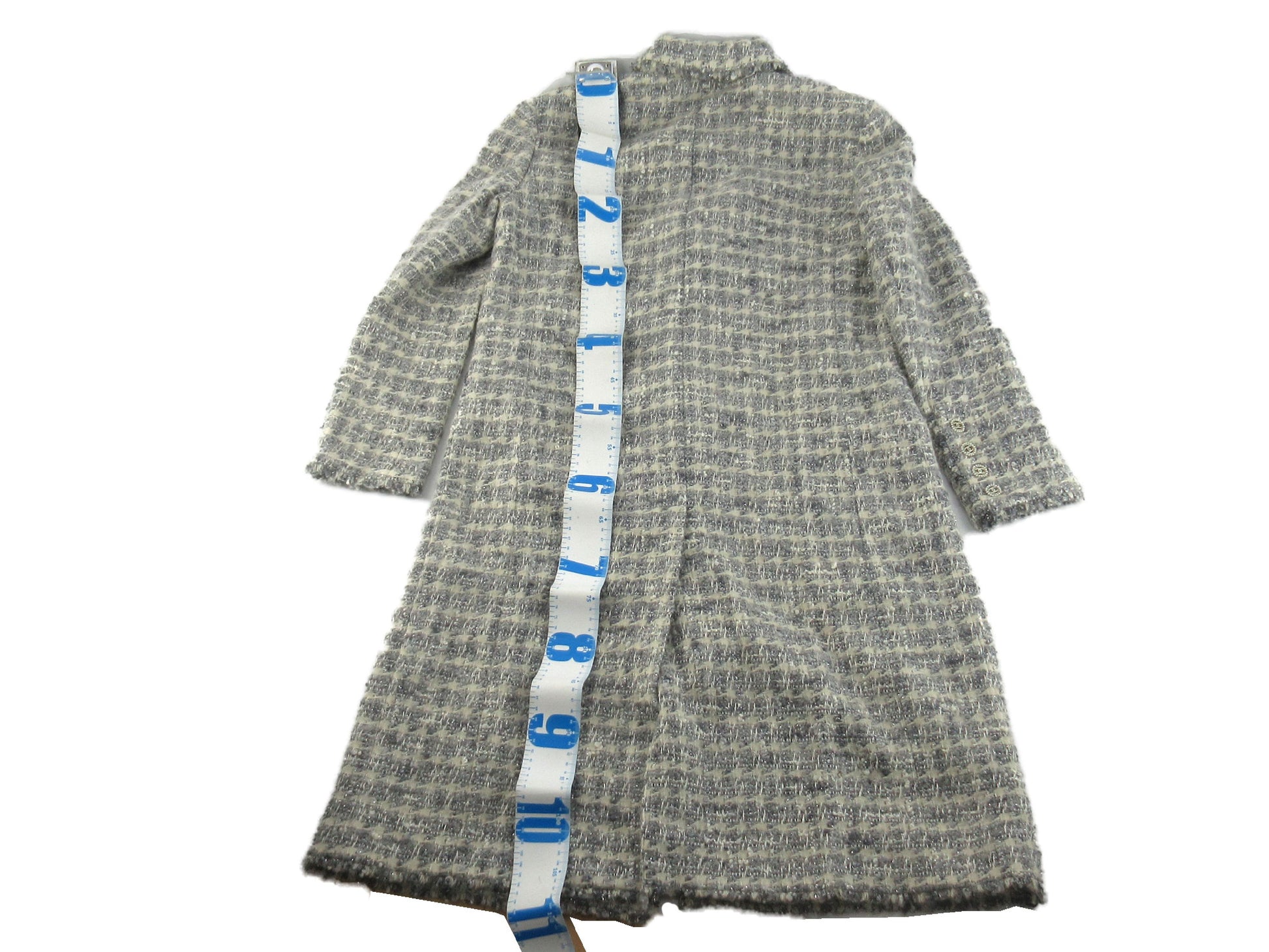 (10462_0149) CHANEL 05A Tweed Coat Jacket