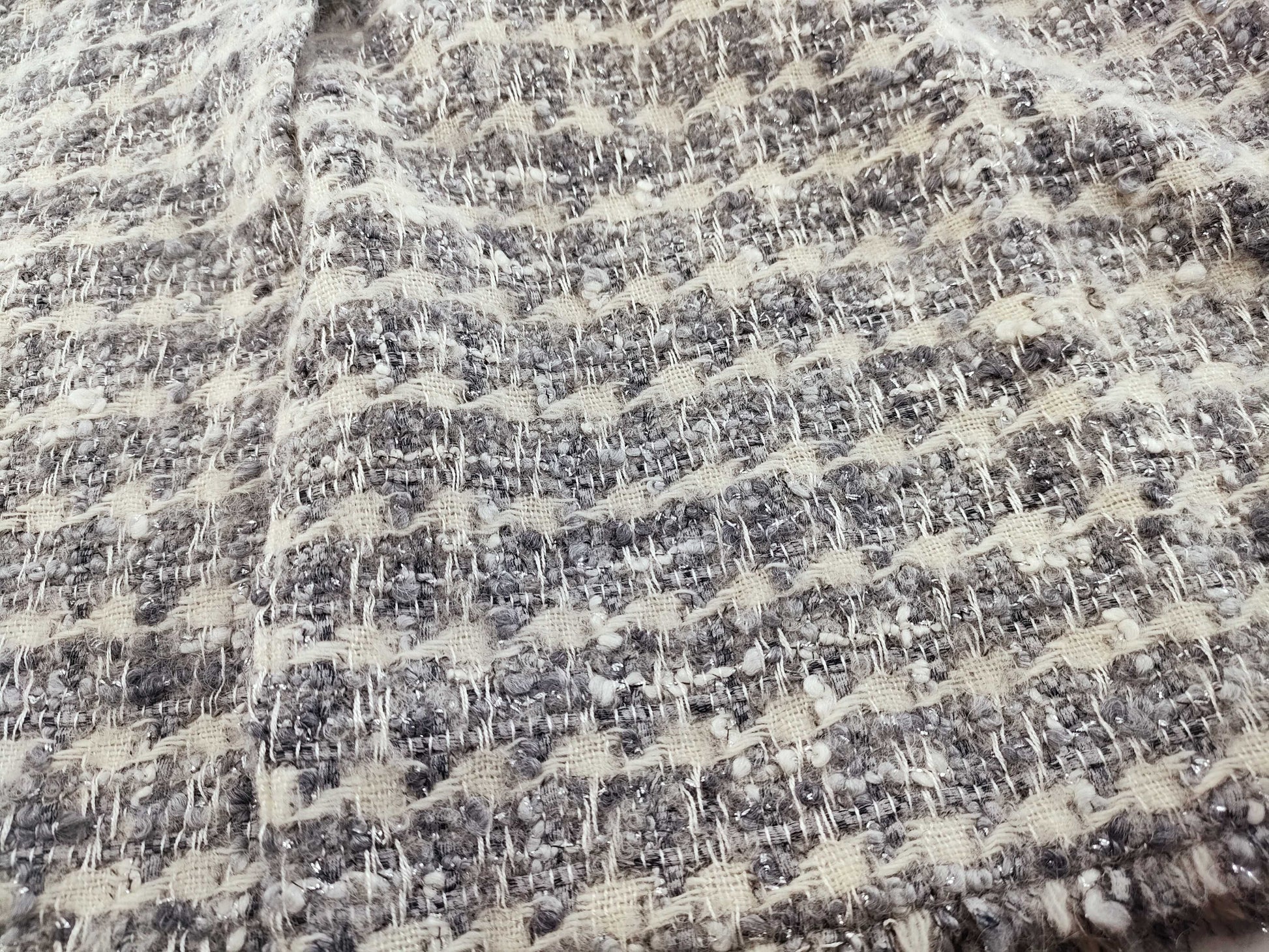 (10462_0149) CHANEL 05A Tweed Coat Jacket