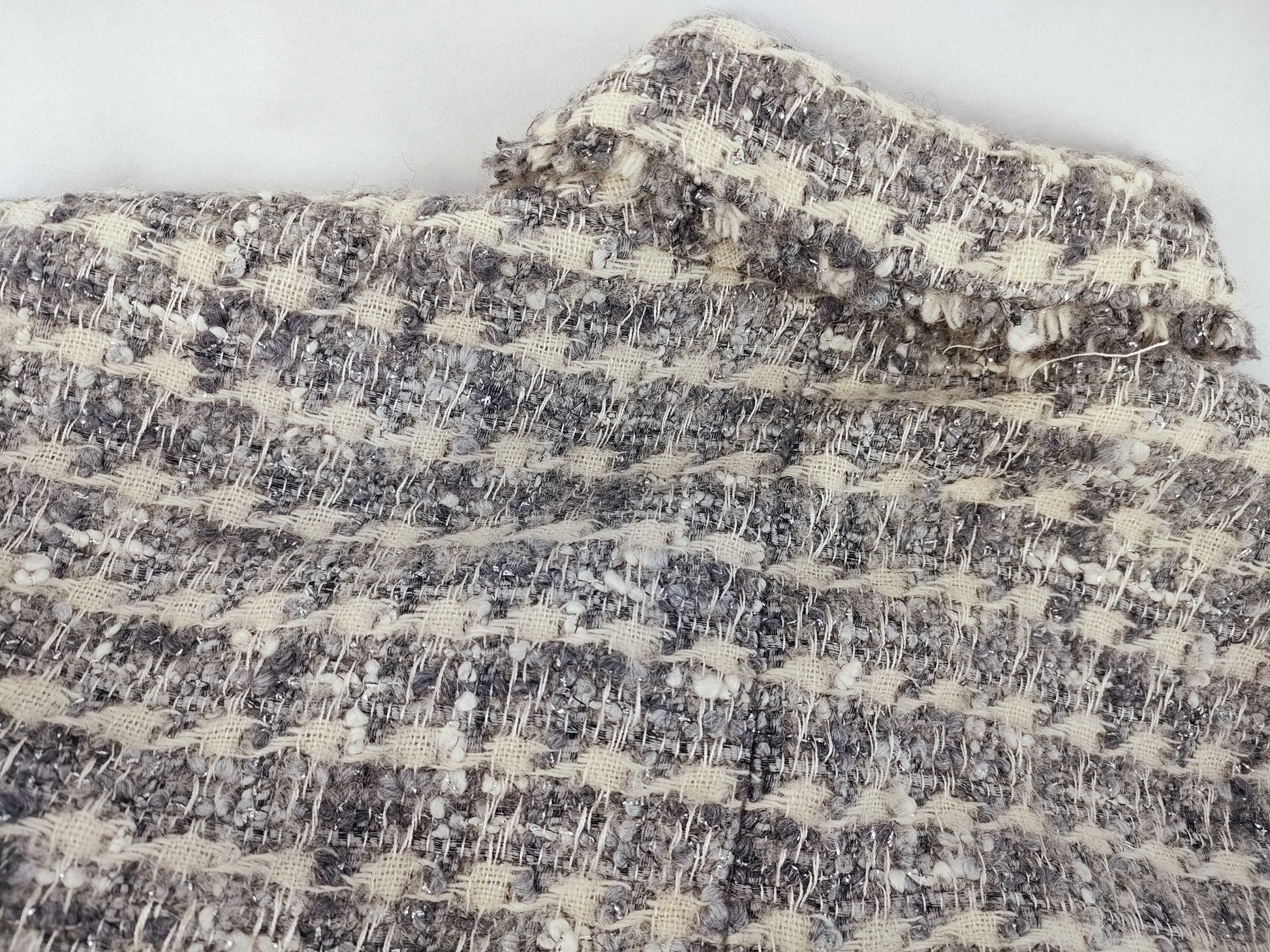 (10462_0149) CHANEL 05A Tweed Coat Jacket