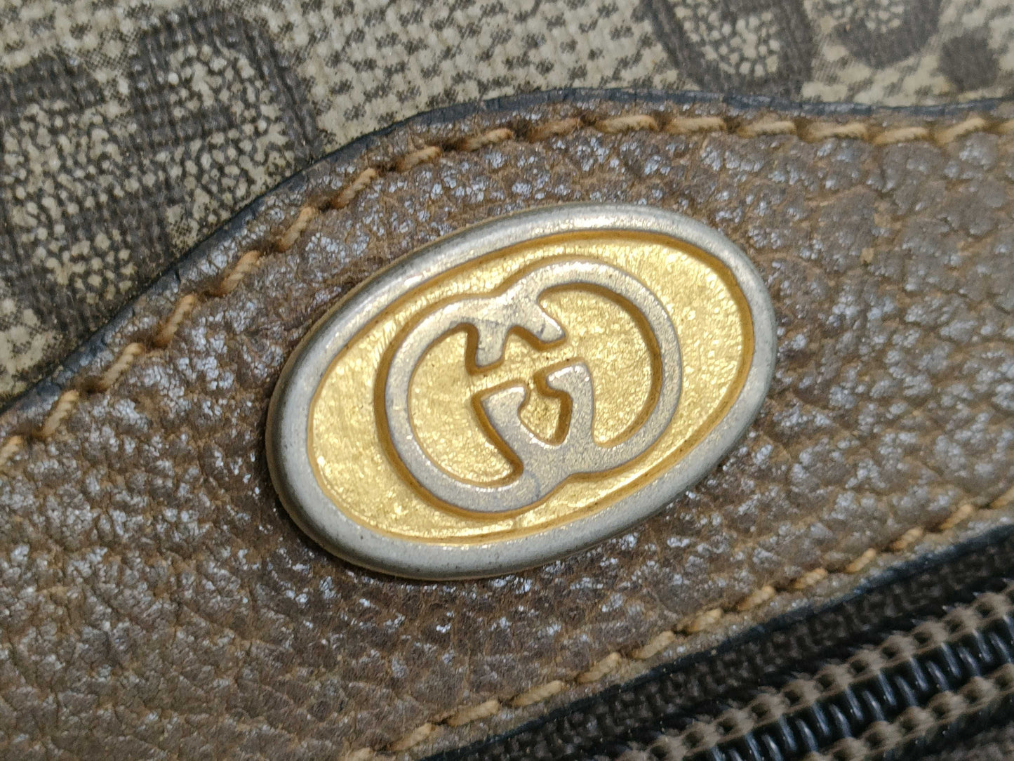 GUCCI Old Gucci Sherry Line Shoulder Bag