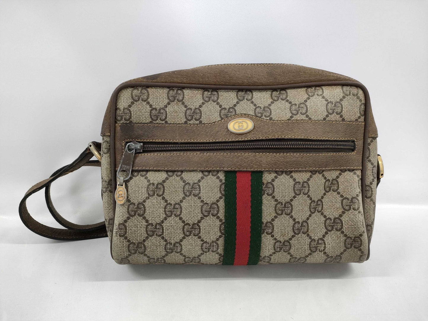 GUCCI Old Gucci Sherry Line Shoulder Bag