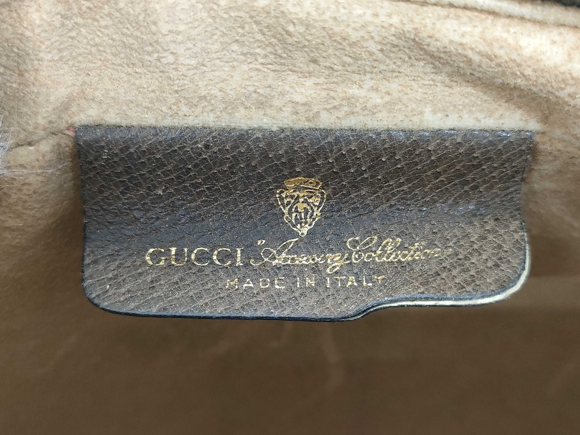 GUCCI Old Gucci Sherry Line Shoulder Bag