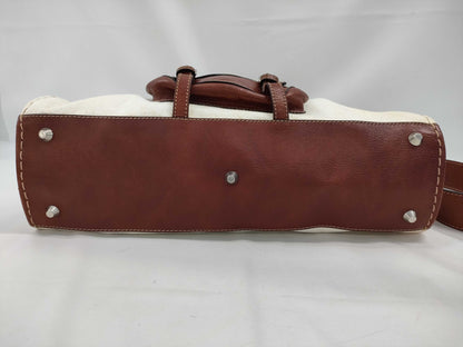 Chloe Leather x Canvas 2-Way Shoulder Bag