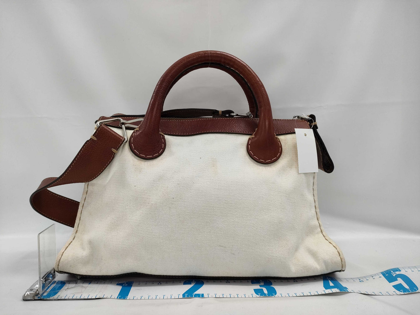 Chloe Leather x Canvas 2-Way Shoulder Bag