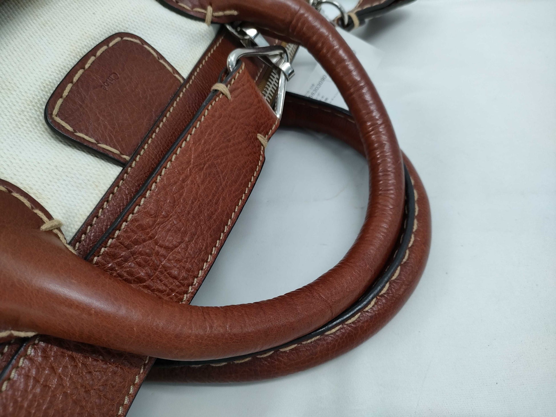 Chloe Leather x Canvas 2-Way Shoulder Bag