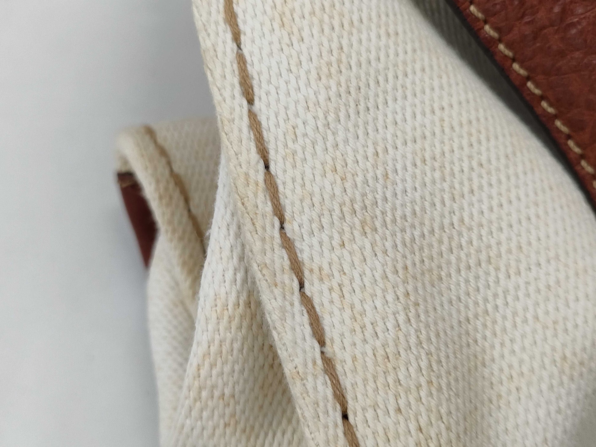 Chloe Leather x Canvas 2-Way Shoulder Bag