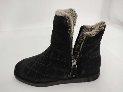 CHANEL Boa Coco Mark Black Other Shoes