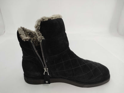 CHANEL Boa Coco Mark Black Other Shoes